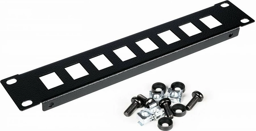 Patchpanel rrjeti EQUIP 10 inch, Keystone, 1U, i zi