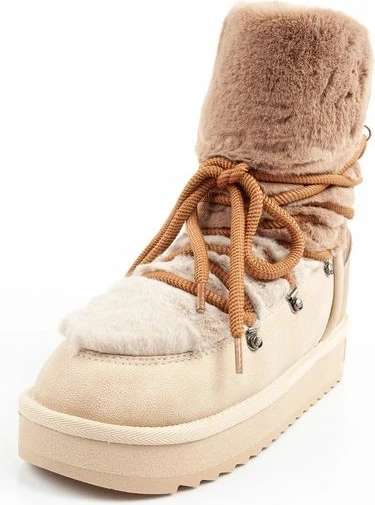 Çizme dimri për femra D.Franklin, bezhë