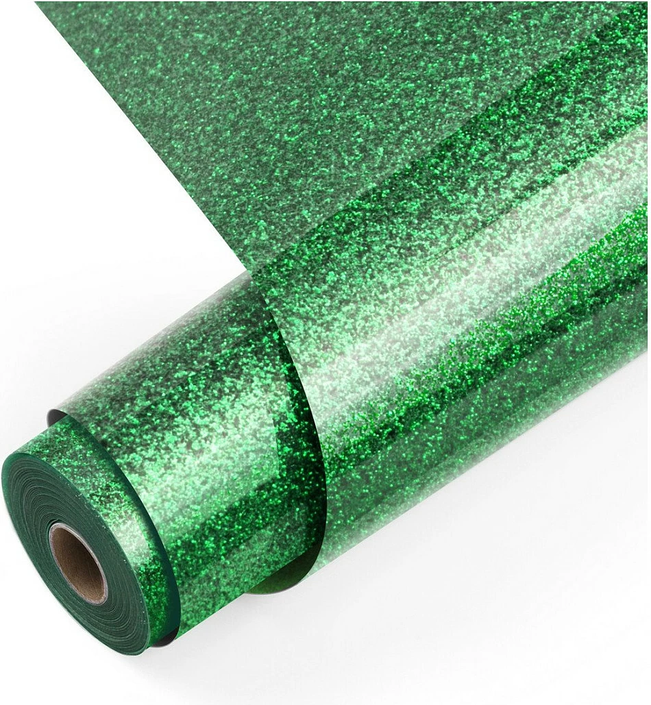 Folje vinili për plotter LOKLiK Glitzer, 30.5 x 90 cm, jeshile me shkëlqim