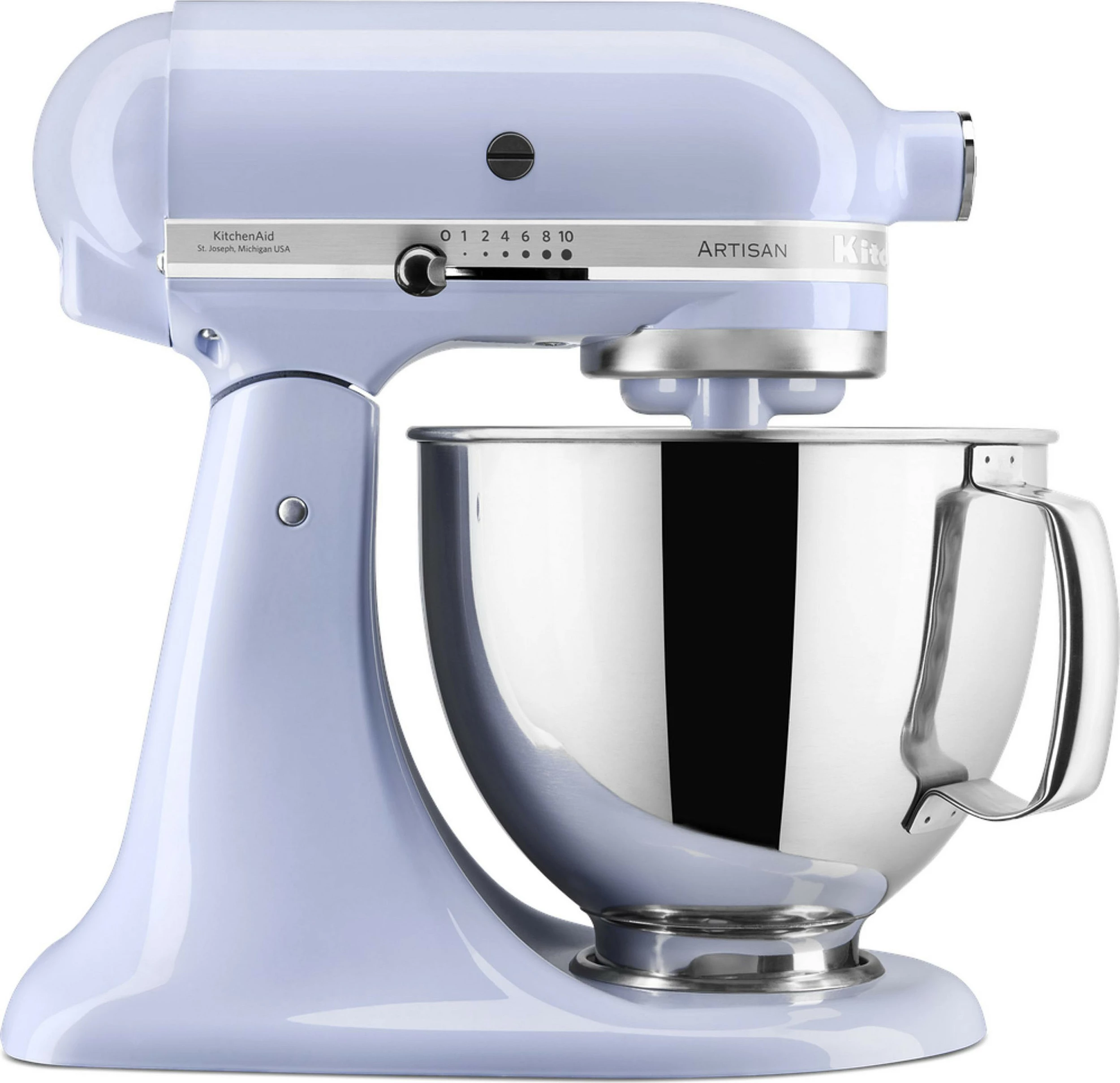 Mikser stacionar KitchenAid Artisan 5KSM125ELR, enë 4.8L, 10 shpejtësi, 300W, Lavender