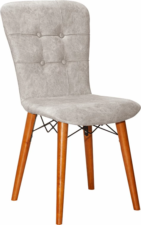 Karrige Sonora I, material stof, ngjyrë gri antike-këmbë arre