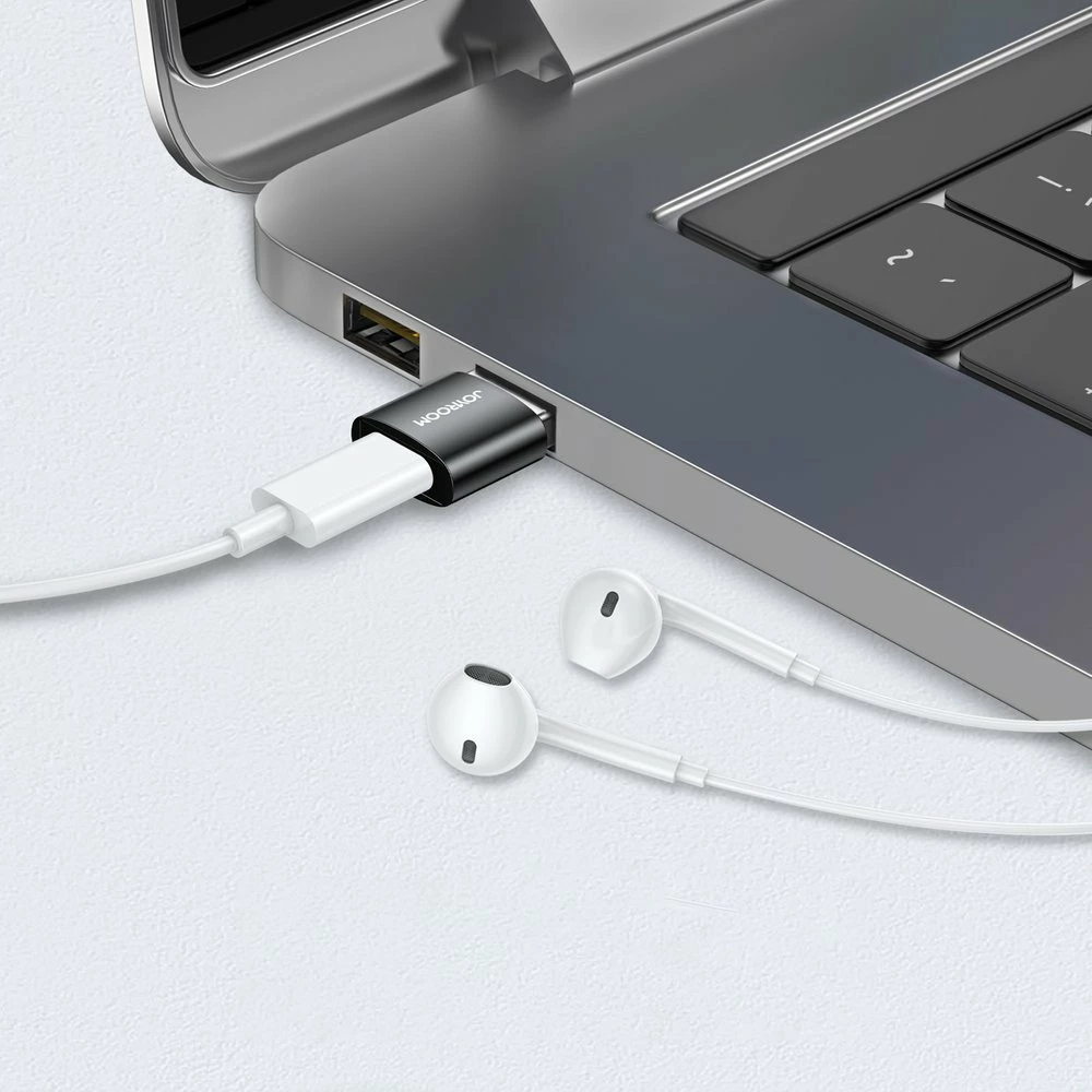 Adapter, Joyroom, S-H152, USB-C (femër) në USB-A (mashkull), USB 3.2 Gen 1 5Gbps, e zezë, set 2 copë