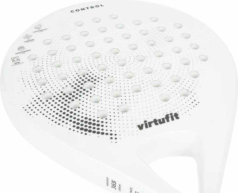 Raketë padeli Virtufit, e bardhë dhe e zezë