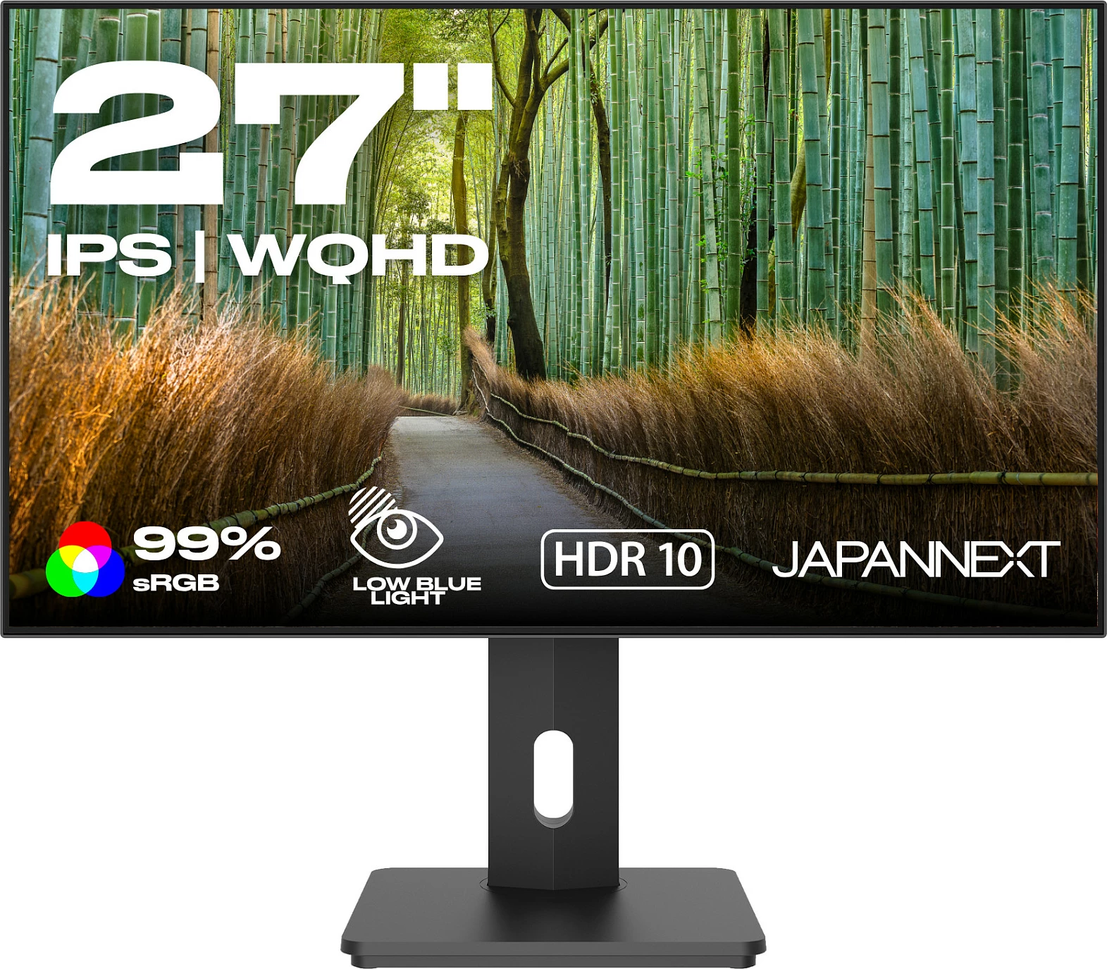 Monitor JAPANNEXT 27" WQHD IPS, 2560x1440, HDR10, FreeSync