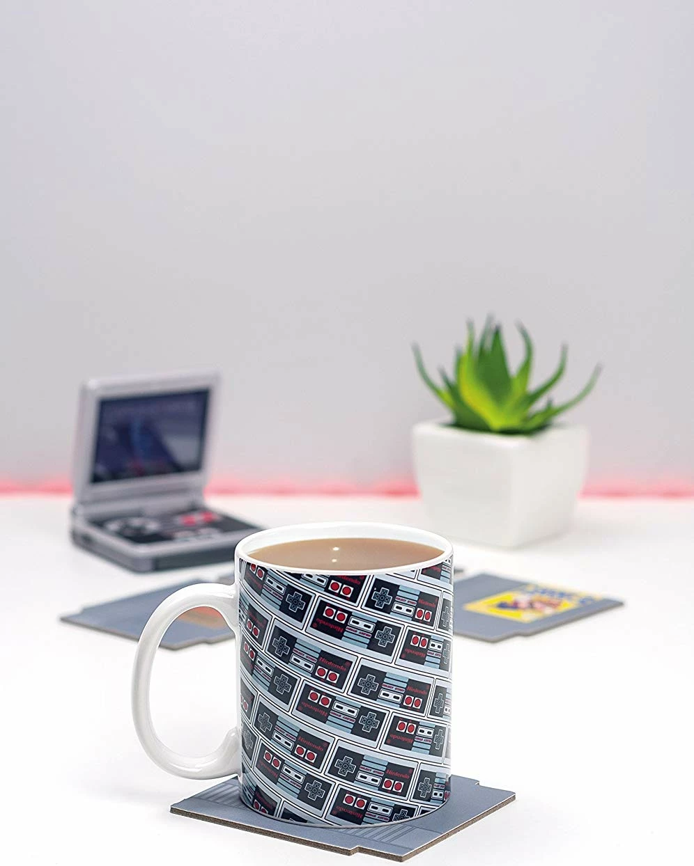 Mug Paladone Nintendo NES Controller, 12x9x10 cm, e bardhë