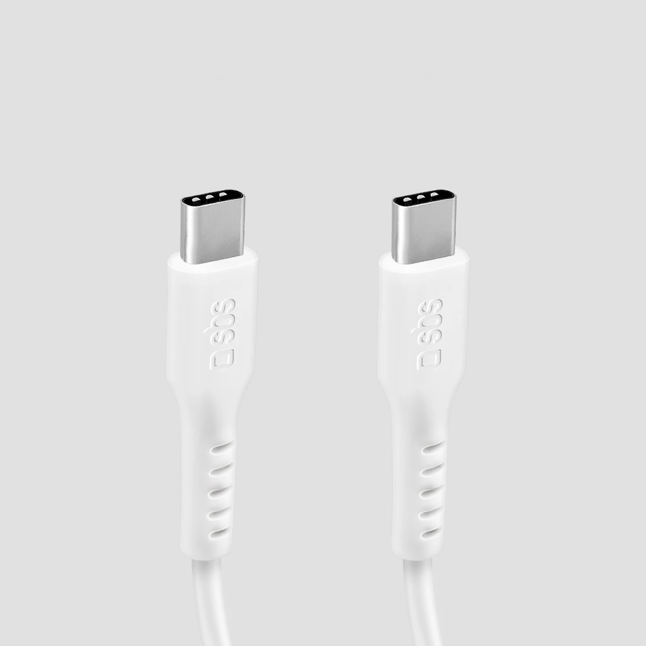 Kabllo USB-C SBS TECABLETCC10W, 1m, 25W, e bardhë
