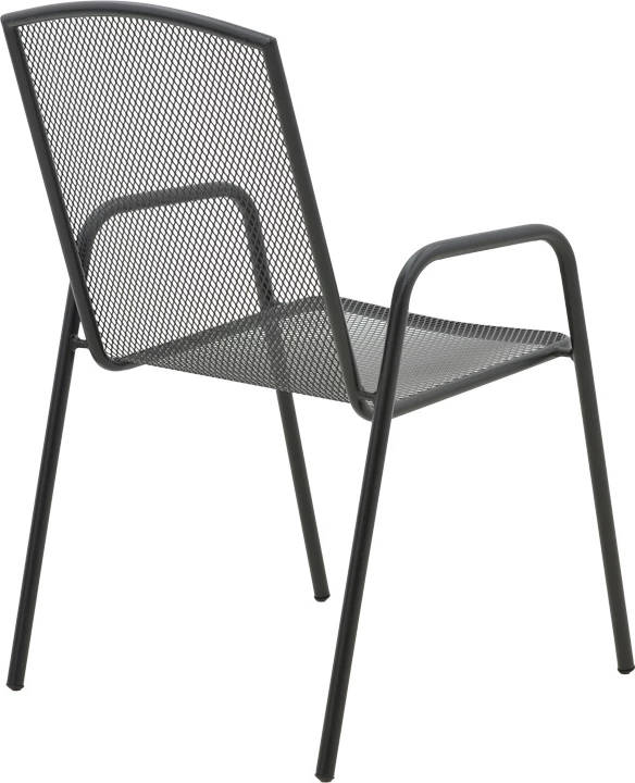 Set tavoline me karrige për terasë, metal i zi, Watson-Pomedon, 3 copë