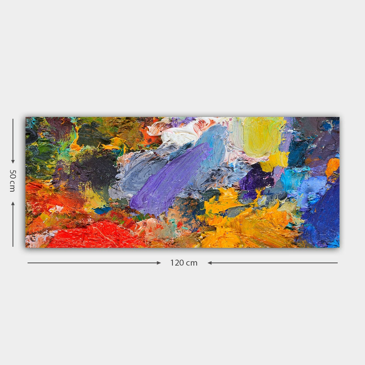 Pikturë dekorative në kanavacë, shumëngjyrëshe, Wallity YTY269895851, 50x120cm