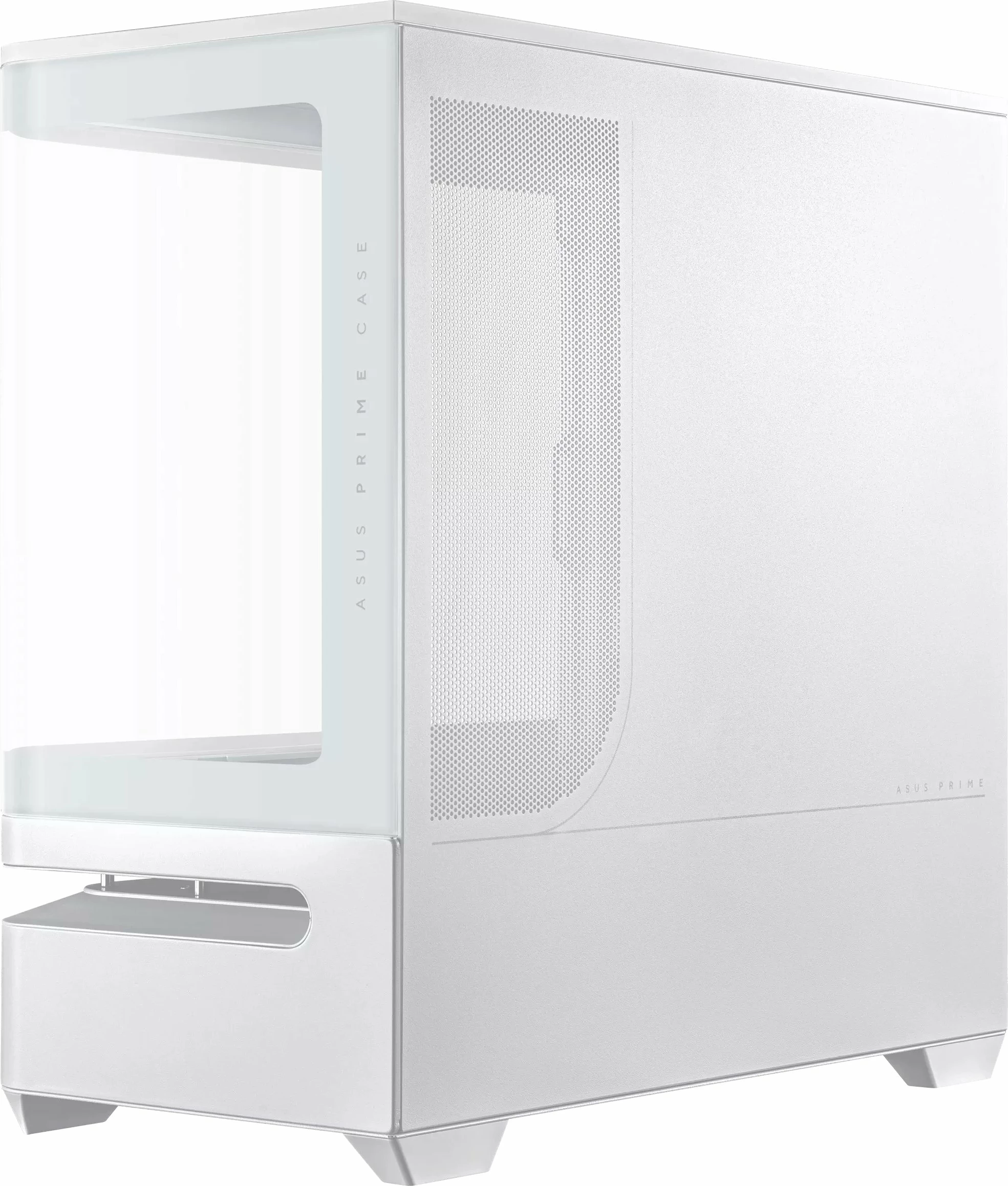 Kasë Asus Prime AP202 TG ARGB microATX/mini-ITX, mini tower, USB-C, pa furnizim, e bardhë