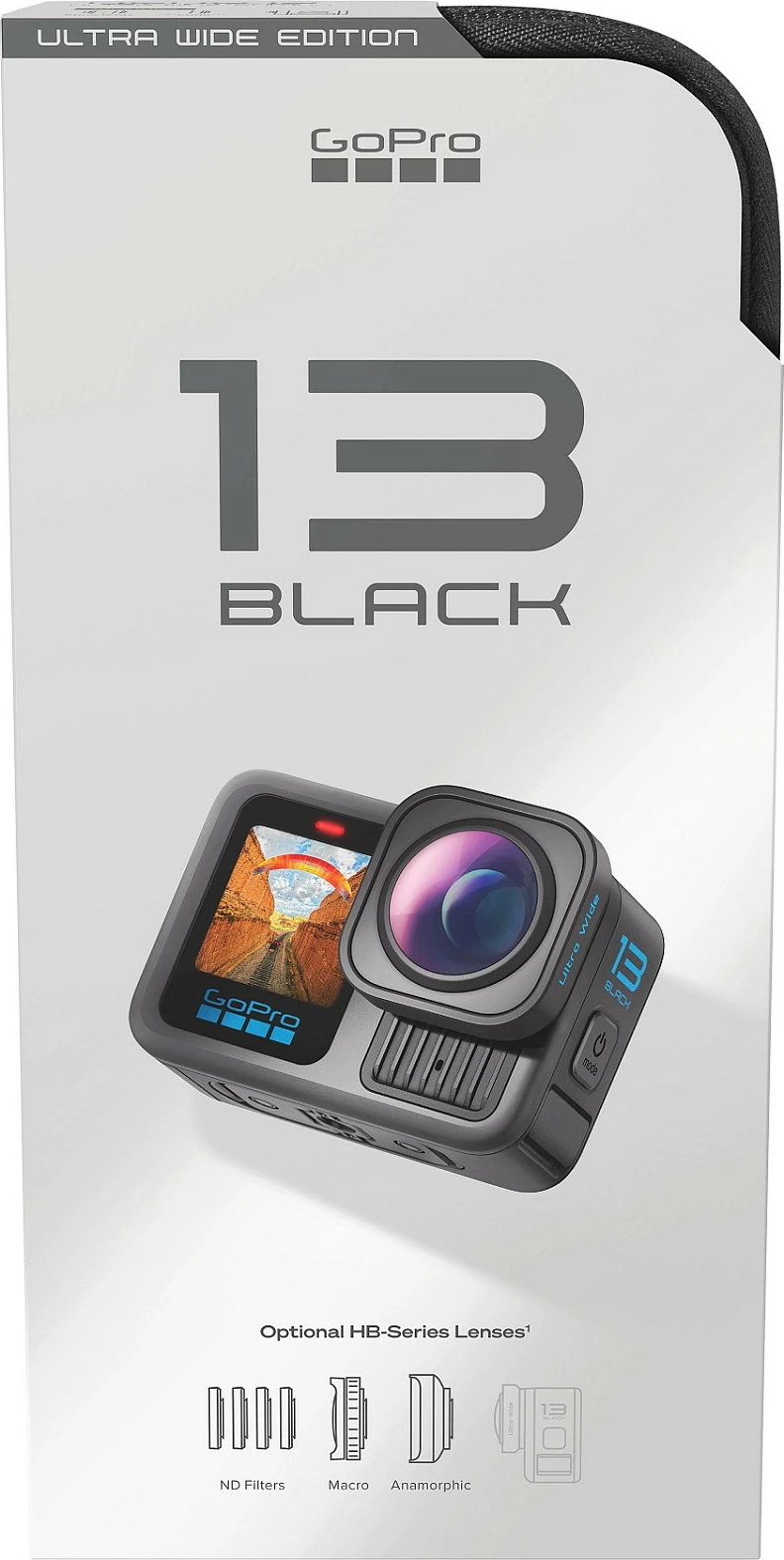 Kamerë aksioni GoPro HERO13 Black Ultra Wide Edition, 5.3K/60fps, e papërshkueshme nga uji, e zezë