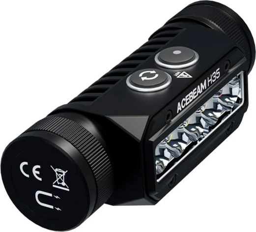 Dritë koke AceBeam H35, LED, 3800 mAh, Alumini