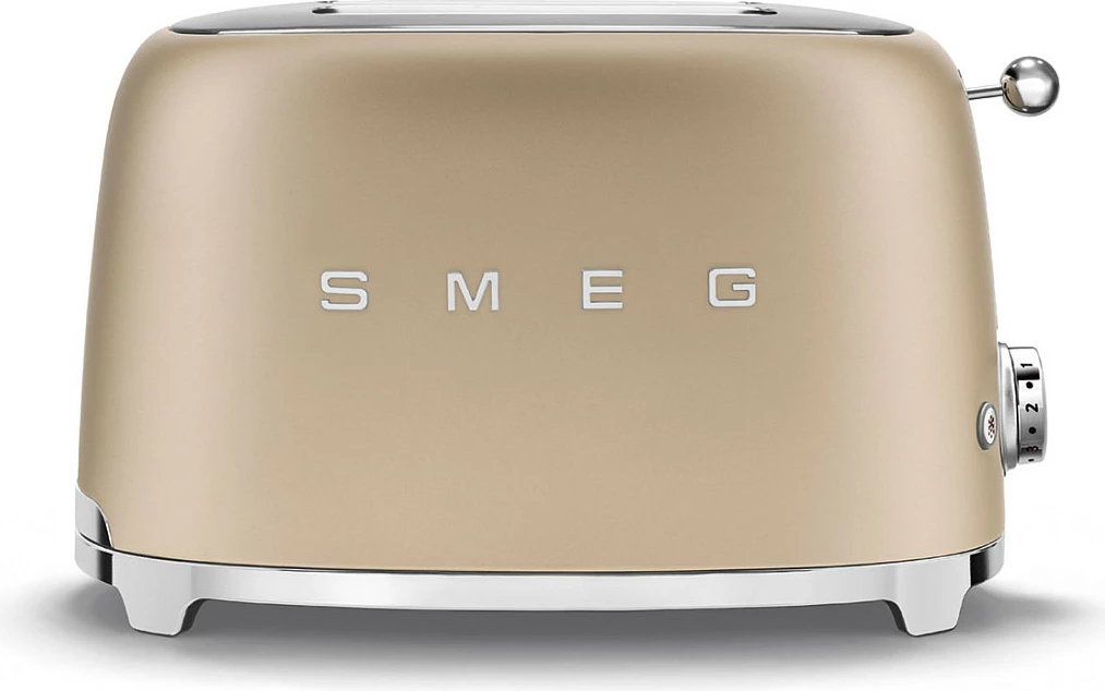 Tostues SMEG TSF01CHMEU, 2 feta, 950W, gold