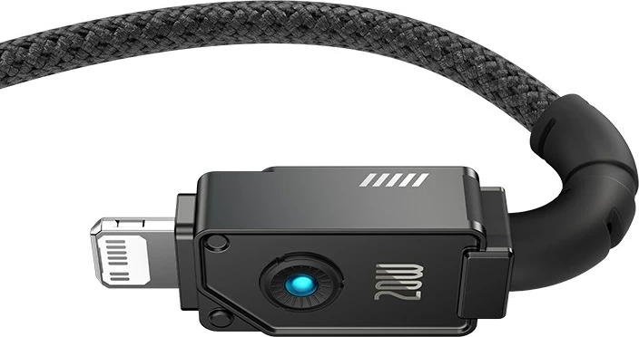Kabllo Baseus Unbreakable USB C në iP, 1 m, 20 W, E zezë