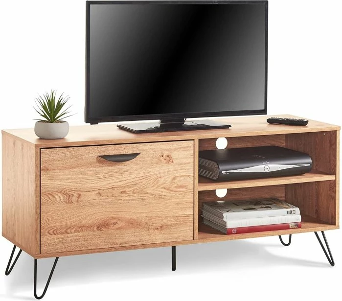 Komodë TV VONHAUS Capri MPN 3000032 120×40×53 cm, ngjyrë lisi