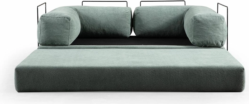 Divan-krevat dy ulëshe, ngjyrë e gjelbër, Atelier del Sofa, Via Con