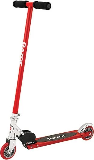 Trotinet Razor S Kids Classic për fëmijë, 2 rrota, alumini, zi/kuq