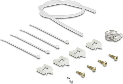 Kuti muri me fibër optike DeLOCK, për 4x SC Simplex ose LC Duplex, metal, 125x135x31 mm, gri