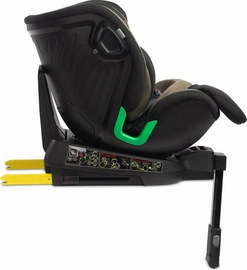 Ndenjëse për veturë Caretero Turox i-Size 40-150 cm, ISOFIX, 360° rrotulluese, Khaki (gjelbër)