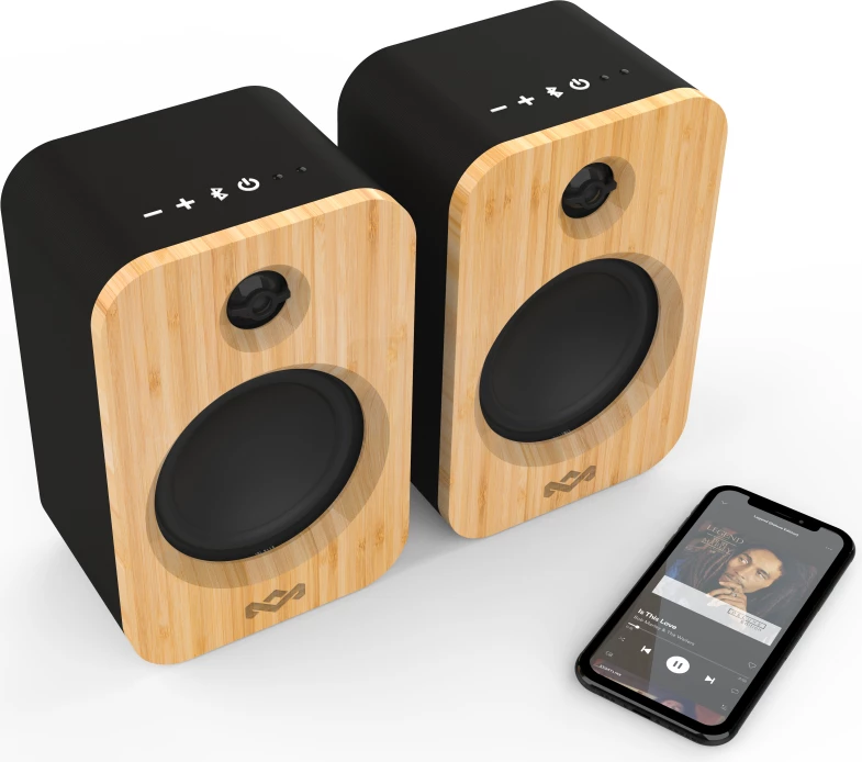 Altoparlantë House of Marley Get Together Duo Bluetooth 5.0, True Wireless, USB-C, 2 copë, Signature Black