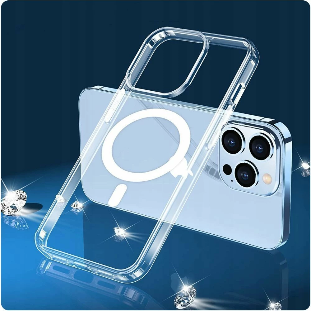 Mbështjellës Tech-Protect FlexAir Hybrid MagSafe për Samsung Galaxy S23, Transparent