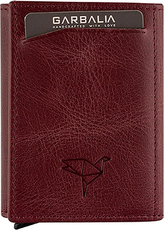Portofol për burra, ngjyrë e kuqe claret, Zoozie Bags Bryant