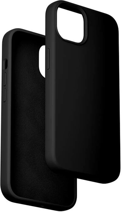 Mbështjellës Vention KUFB0-20 për iPhone 15 Plus, silikon, i zi