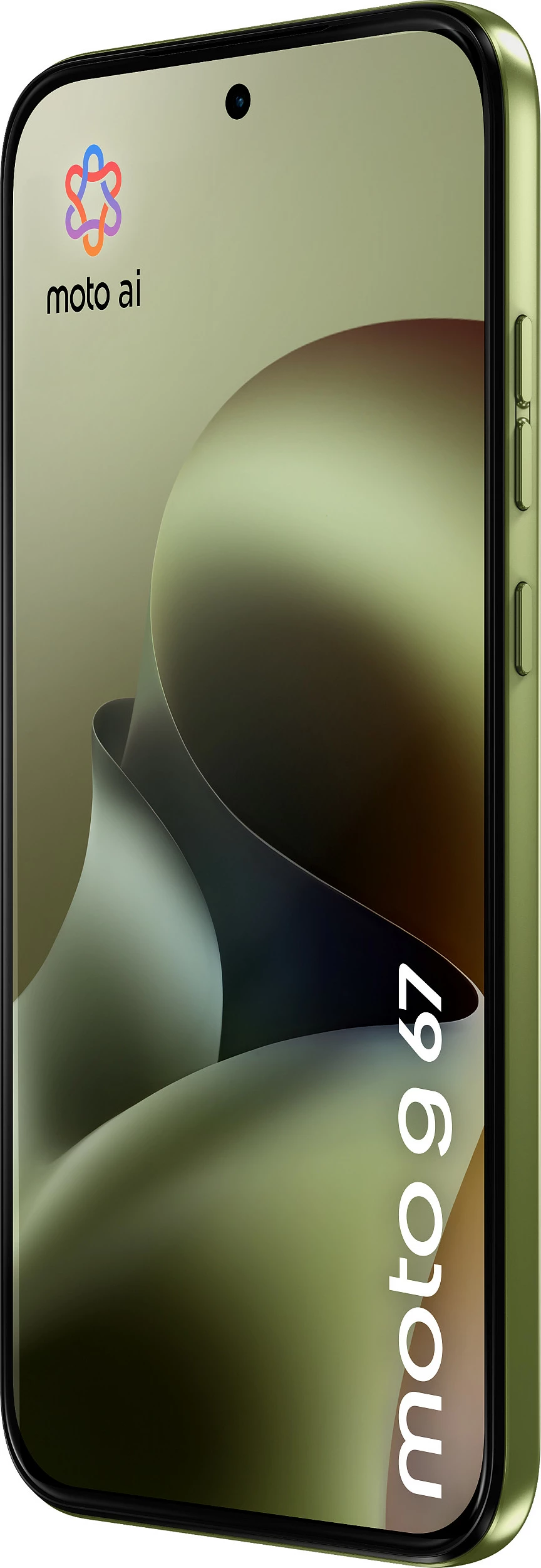 Celular Motorola moto g67, 6.8", 4GB RAM, 128GB, 5G, 50MP, PANTONE Nile Green