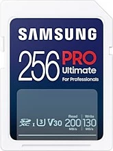 Kartelë SD Samsung PRO Ultimate 256GB, SDXC, Class 10, UHS-I, e bardhë