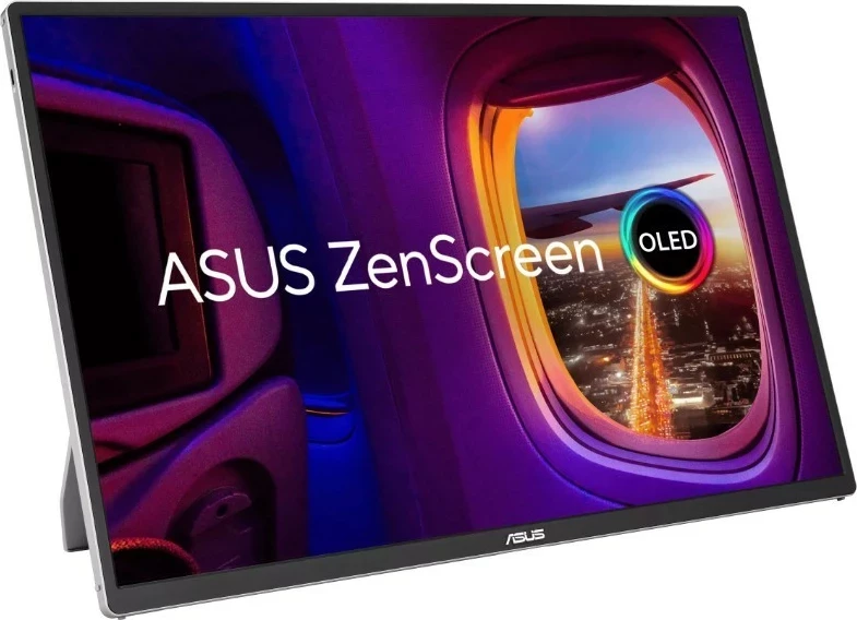 Monitor portabil Asus ZenScreen OLED MQ16FC, 16 inch, 1920x1200, USB-C, mini HDMI, argjendtë
