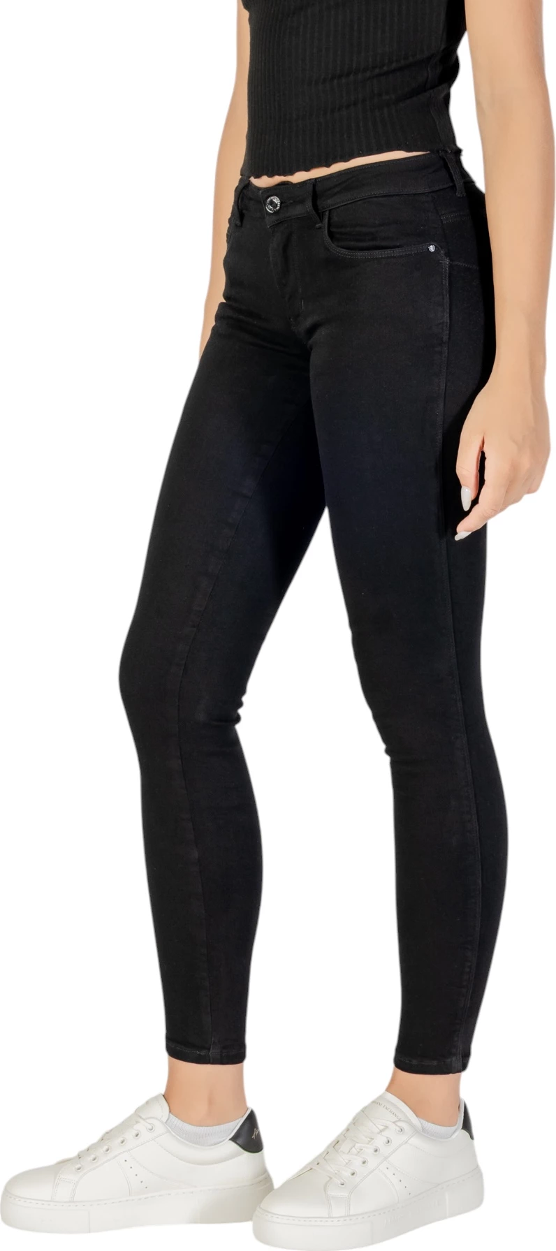 Xhinse skinny për femra Guess Curve X W2YAJ2D4PZ1, të zeza [Madhësia: W28 L30]
