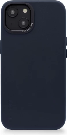 Mbështjellës lëkure Decoded me MagSafe për iPhone 14 Plus, blu e errët