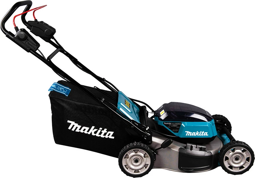 Kositëse bari me bateri Makita DLM530Z, 18V, 53 cm, 60 L, 4x4, Brushless, e zezë/blue