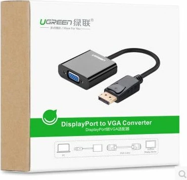 Adapter DisplayPort në VGA UGREEN 20415, 1080p, 15cm