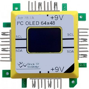 Modul OLED ALLNET 118430, I2C, 64x48, +9V