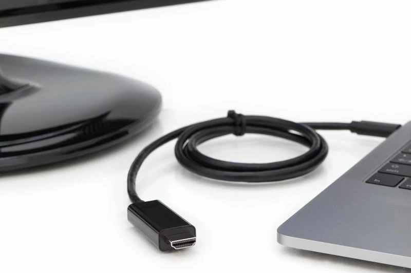 Kabëll USB-C/HDMI DIGITUS 3.1 4K60Hz 5m, i zi