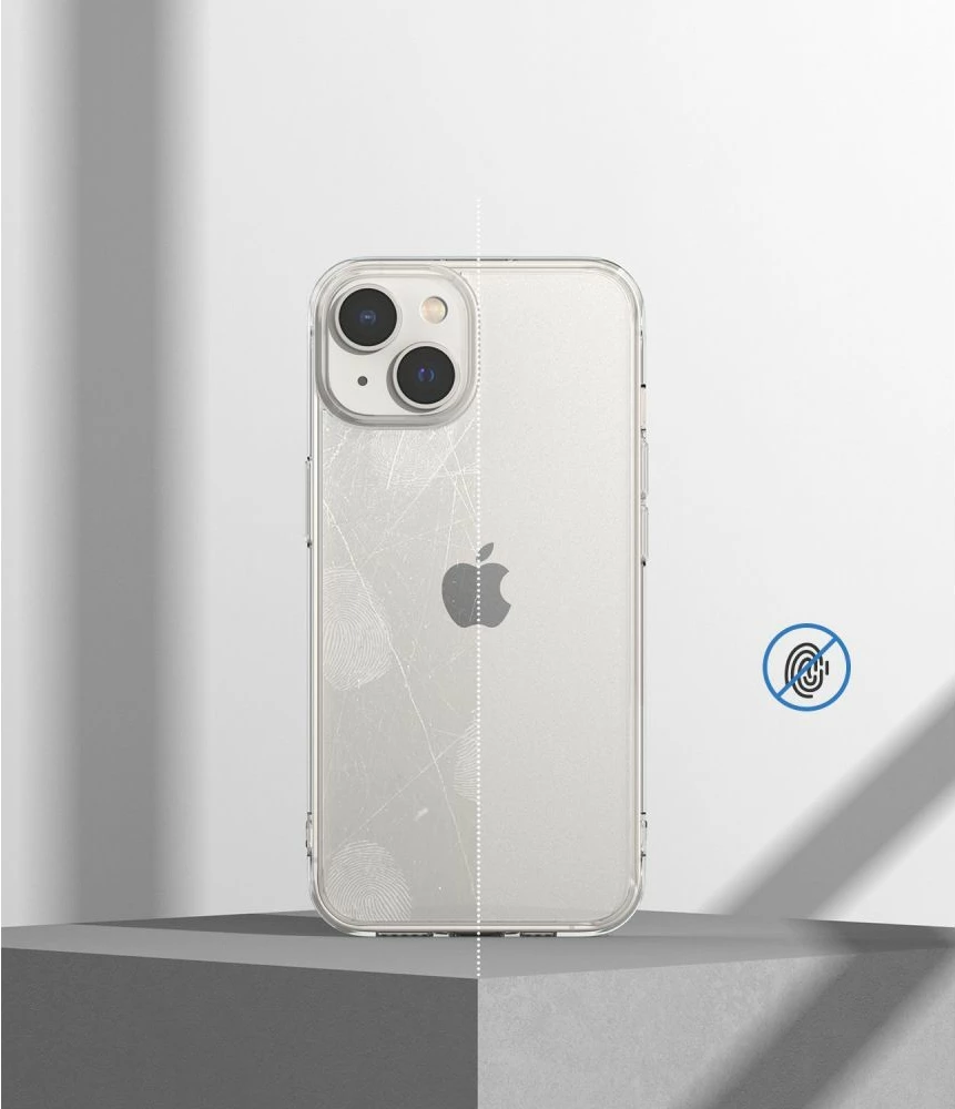 Mbështjellës Ringke Fusion për iPhone 14 Plus 6.7\", PC+TPU, Matte Clear, semi-transparent