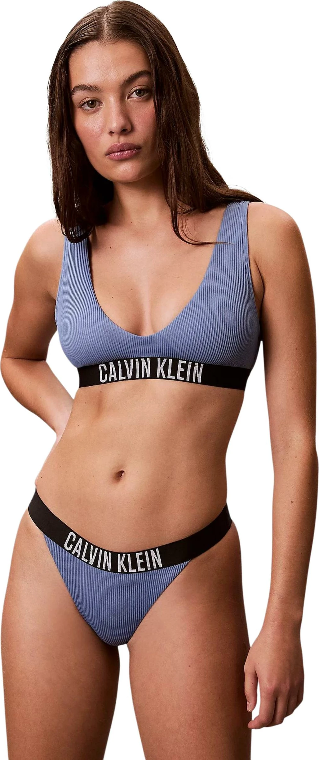Të poshtme bikine për femra Calvin Klein Jeans LV00Q61213, të kaltra të errëta