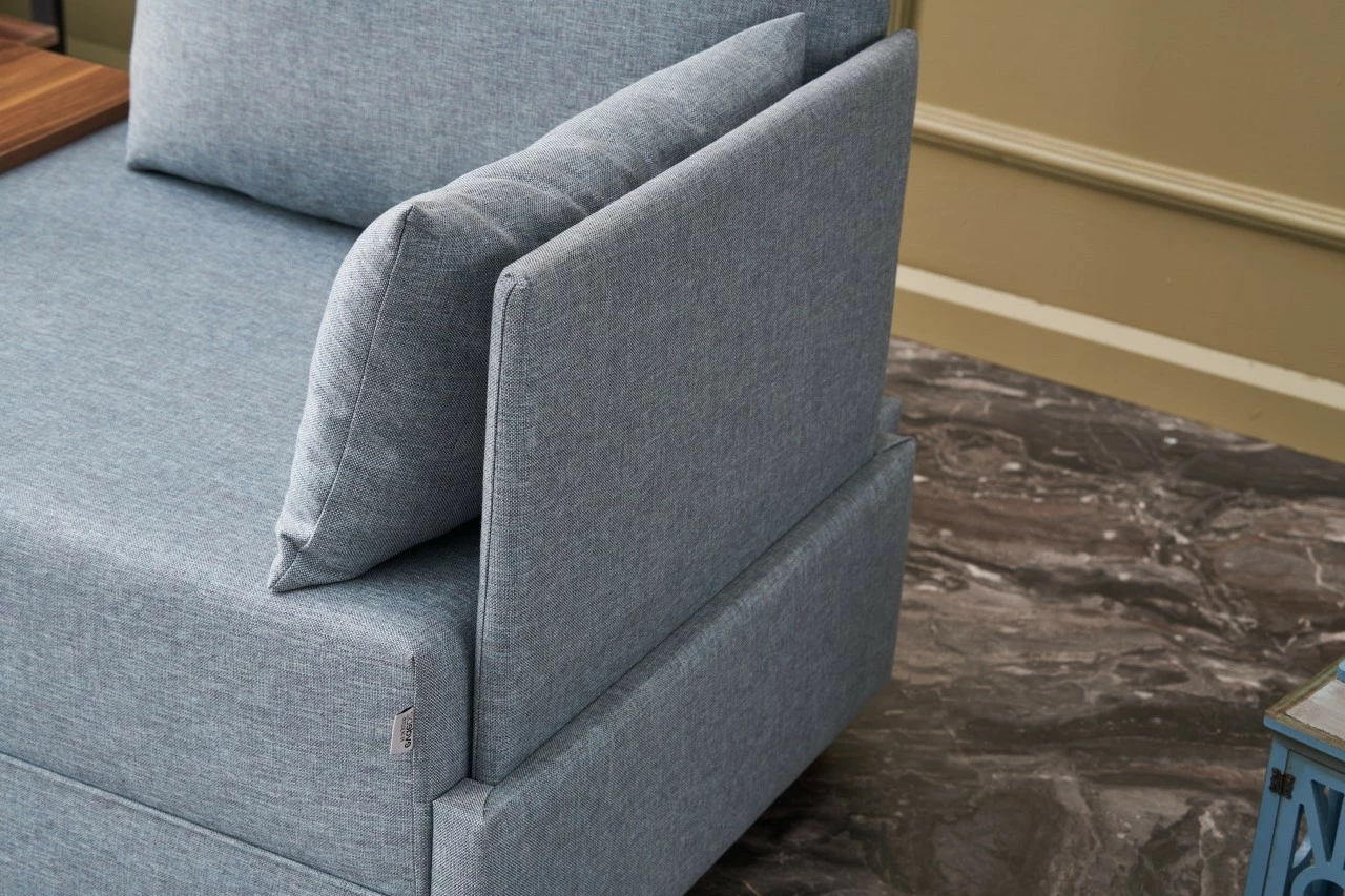 Karrige një vendëshe Fly Right, ngjyrë kaltër e çelët, Atelier del Sofa