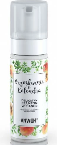 Shampon shkumë për femra Anwen Peach & Coriander 170ml