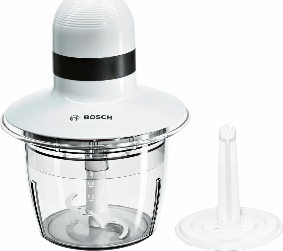 Grirës ushqimi Bosch MMR08A1 400W 0.8L, i bardhë, me disk rrahës