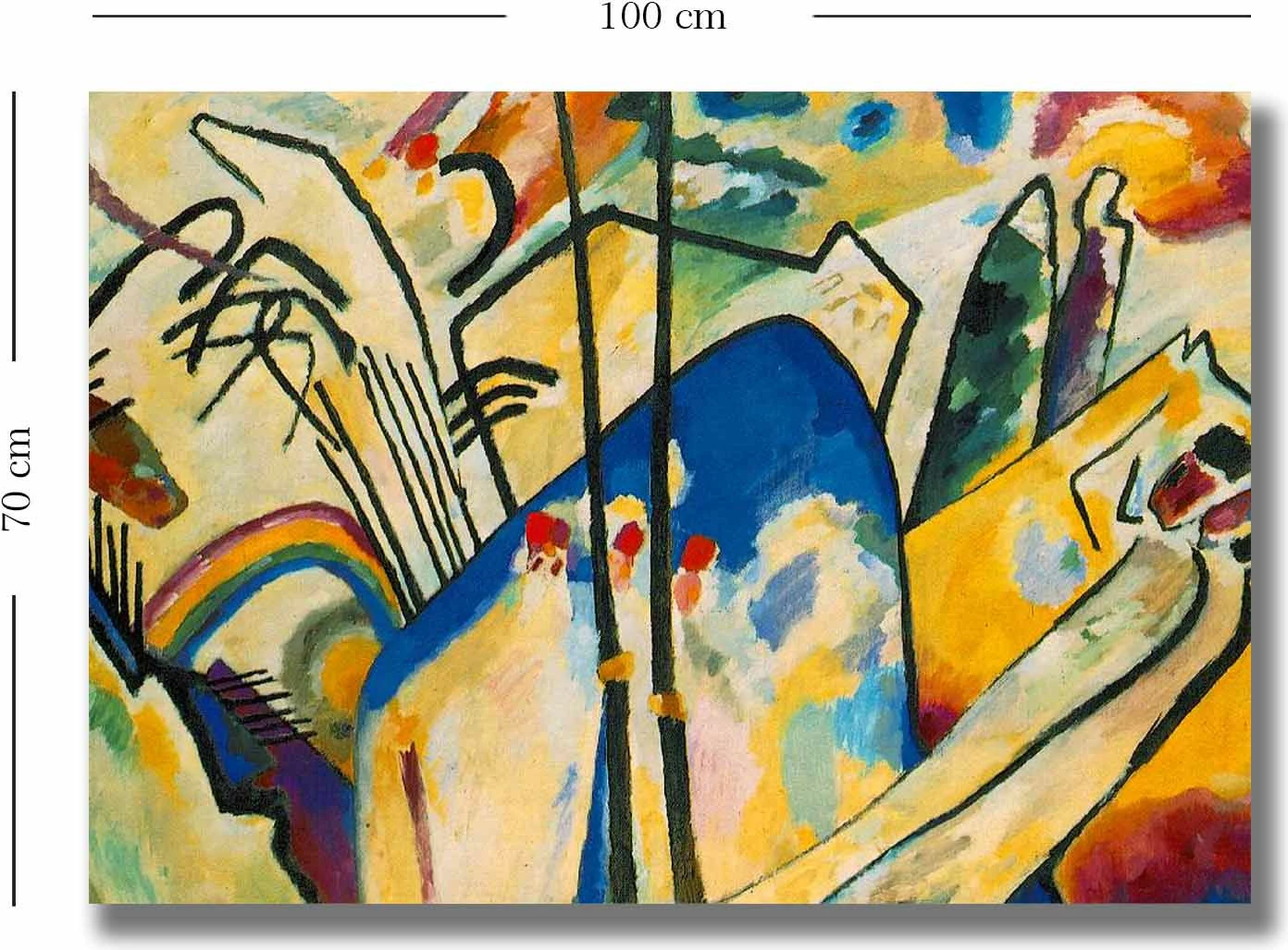 Pikturë dekorative në kanavacë Wallity, 70100KANDINSKY007