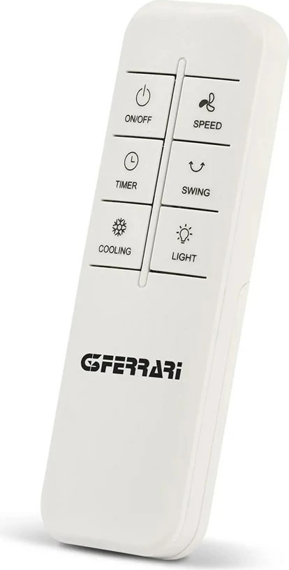 Ventilator pa fletë G3Ferrari G50052 me ujë, i bardhë