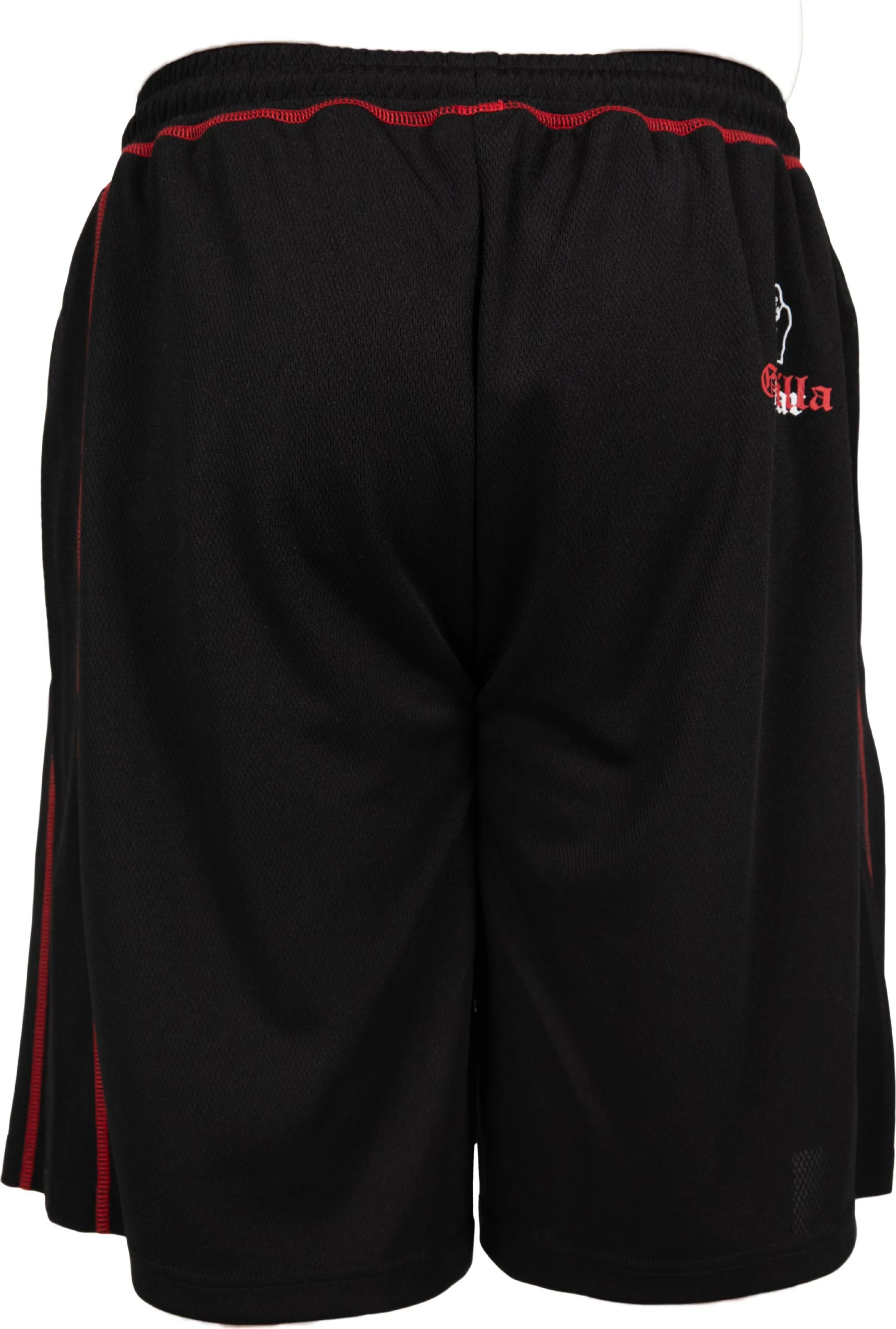 Marlow Mesh Shorts - Black/Red 