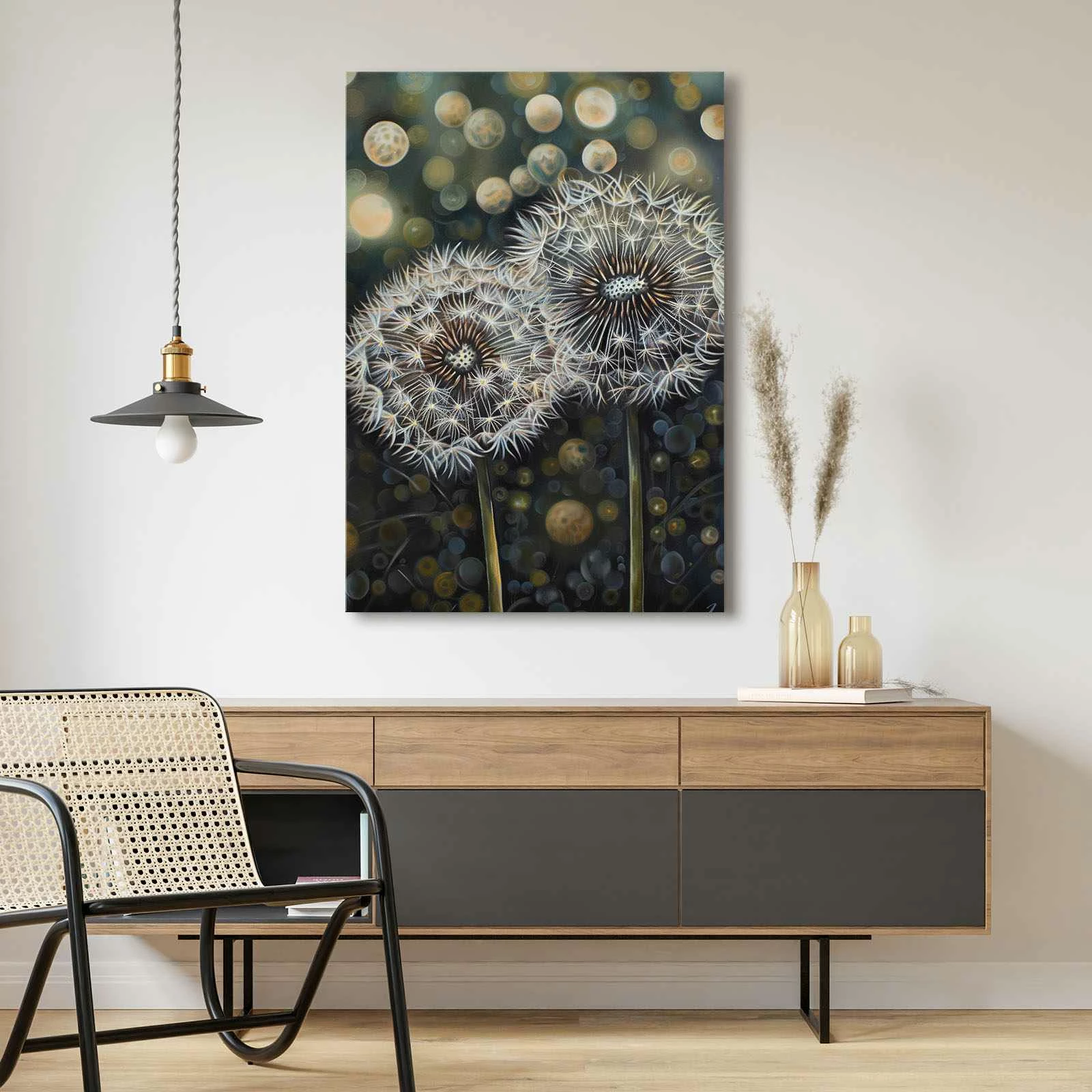 Pikturë dekorative në kanavacë, shumëngjyrëshe, Wallity, 70100Wabisabi-021, 70x100cm