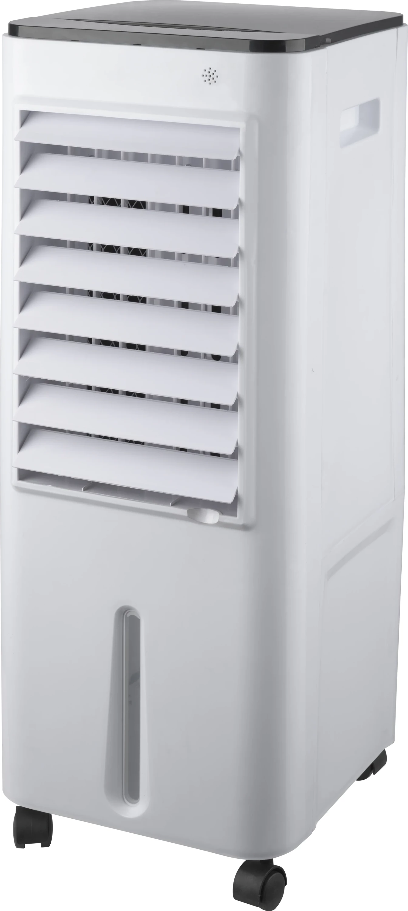 Ftohës ajri 4-në-1, Elit AC-23W, 12L, 80W, telekomandë, timer 7.5h, anion, LED touch, i bardhë, set me 2 kontejnerë akulli