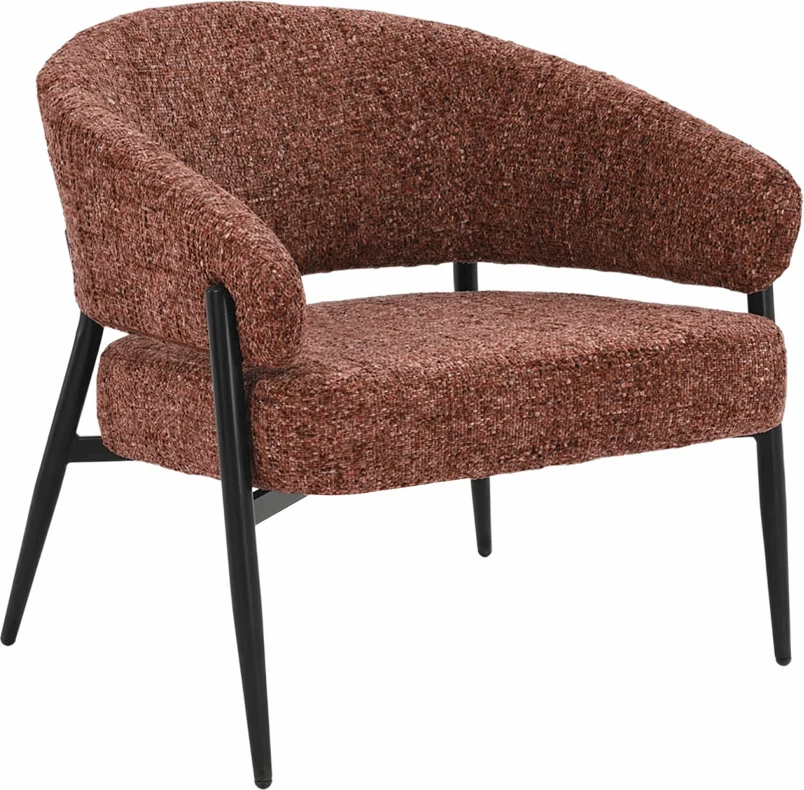 Fotelje Moritz, terrakota, 73x72x75 cm