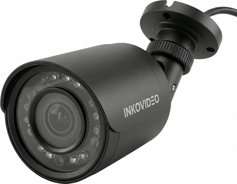 Kamerë sigurie IP Inkovideo V-820-MB, me IR night vision, e zezë