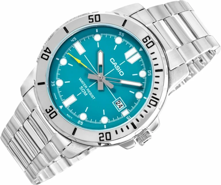 Orë dore për meshkuj CASIO, argjendtë