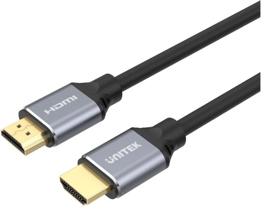 Kabllo HDMI Unitek, 2m, e zezë / hiri