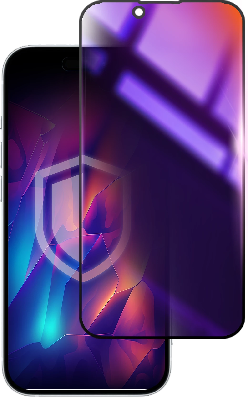 Xham mbrojtës privacy 3mk Rainbow për iPhone 16e